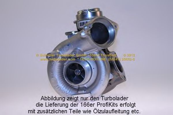 Компрессор, наддув SCHLÜTTER TURBOLADER 166-06011EOL