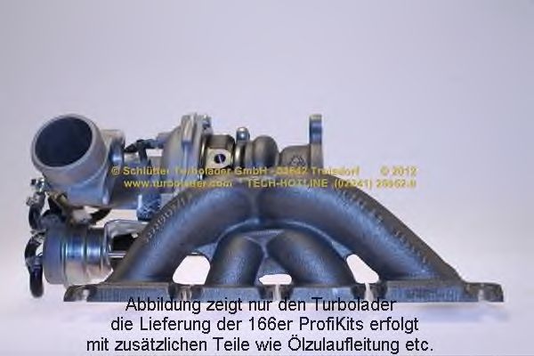 Компрессор, наддув SCHLÜTTER TURBOLADER 166-06040