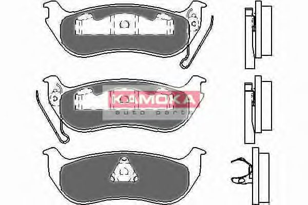 Комплект тормозных колодок, дисковый тормоз KAMOKA JQ1013320