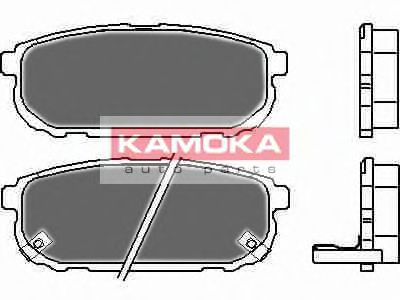 Комплект тормозных колодок, дисковый тормоз KAMOKA JQ1013472