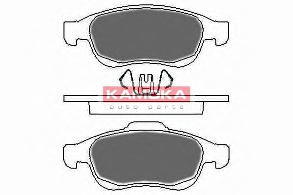 Комплект тормозных колодок, дисковый тормоз KAMOKA JQ1018360