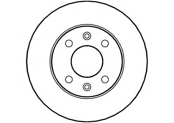 Тормозной диск NATIONAL NBD023