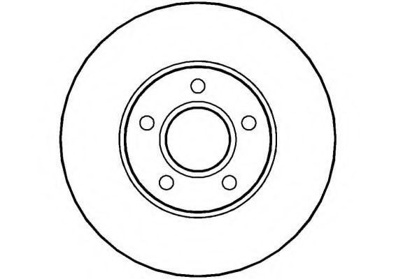 Тормозной диск NATIONAL NBD1258