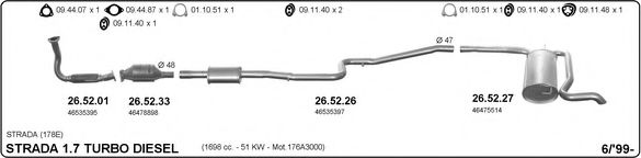 Система выпуска ОГ IMASAF 524000276
