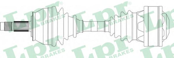 Приводной вал LPR DS20115