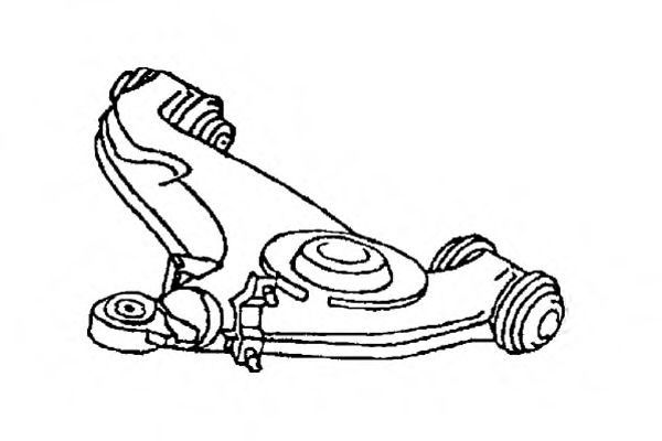 Рычаг независимой подвески колеса, подвеска колеса OCAP 0792181