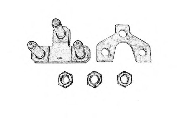 Комлектующее руля, подвеска колеса OCAP 0901498