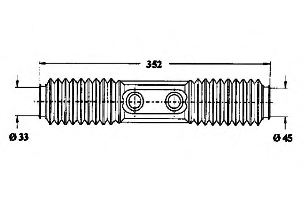 Пыльник, рулевое управление SPIDAN 83621