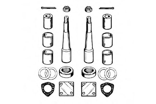 Ремкомплект, шкворень поворотного кулака OCAP 0927401