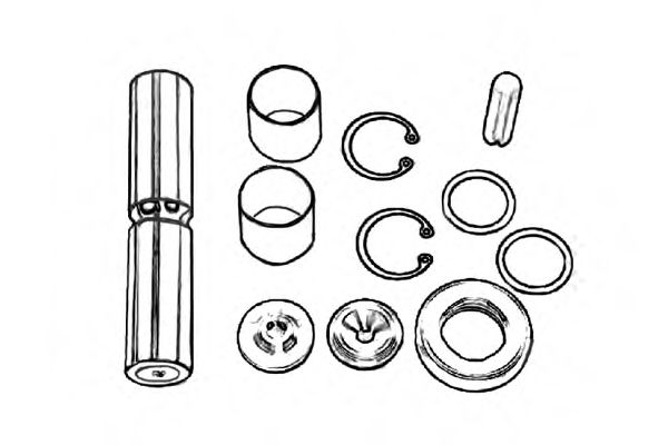 Ремкомплект, шкворень поворотного кулака OCAP 0927411
