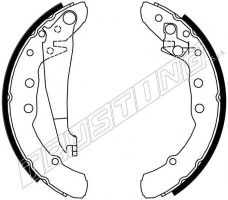 Комплект тормозных колодок TRUSTING 016.021