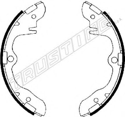 Комплект тормозных колодок TRUSTING 049.109