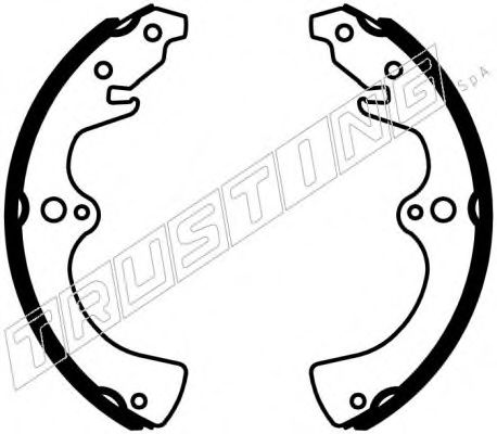 Комплект тормозных колодок TRUSTING 049.120