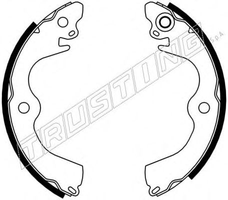 Комплект тормозных колодок TRUSTING 064.174
