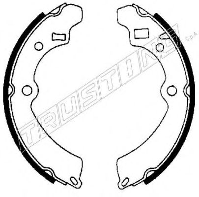 Комплект тормозных колодок TRUSTING 111.232