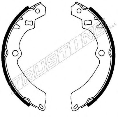 Комплект тормозных колодок TRUSTING 111.237