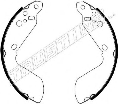 Комплект тормозных колодок TRUSTING 111.240