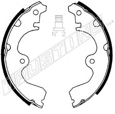 Комплект тормозных колодок TRUSTING 115.293