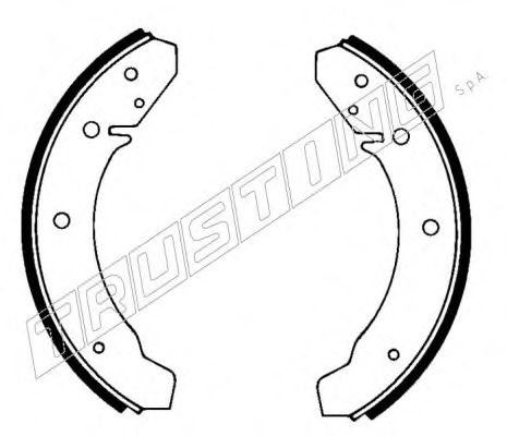 Комплект тормозных колодок TRUSTING 124.247