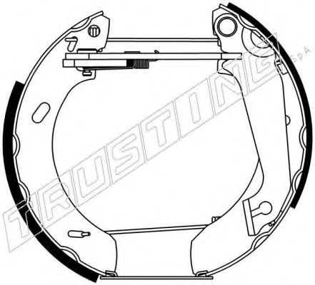 Комплект тормозных колодок TRUSTING 6069