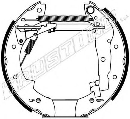 Комплект тормозных колодок TRUSTING 6125