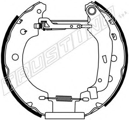 Комплект тормозных колодок TRUSTING 6156