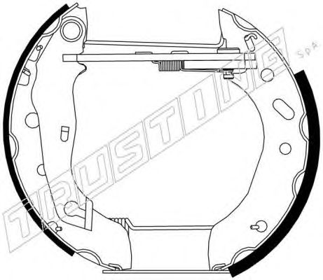 Комплект тормозных колодок TRUSTING 6270