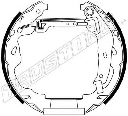 Комплект тормозных колодок TRUSTING 6275