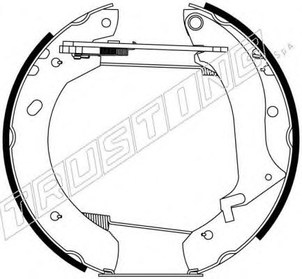 Комплект тормозных колодок TRUSTING 6290