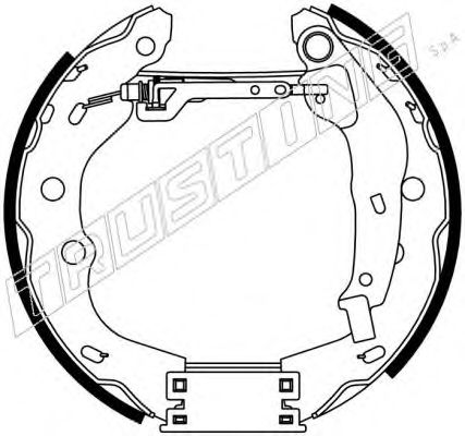 Комплект тормозных колодок TRUSTING 6317
