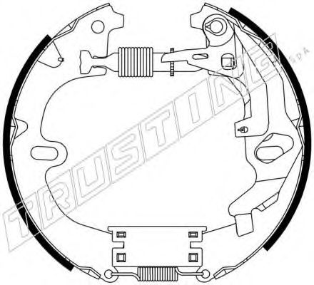 Комплект тормозных колодок TRUSTING 6324