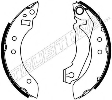 Комплект тормозных колодок TRUSTING 7005