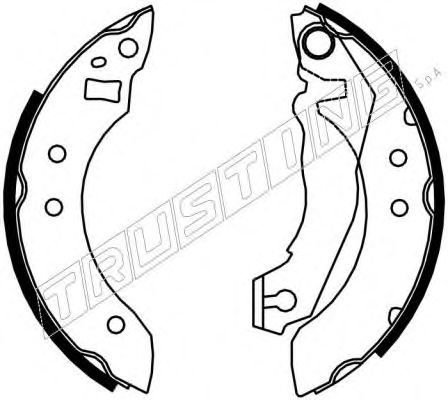 Комплект тормозных колодок TRUSTING 7007