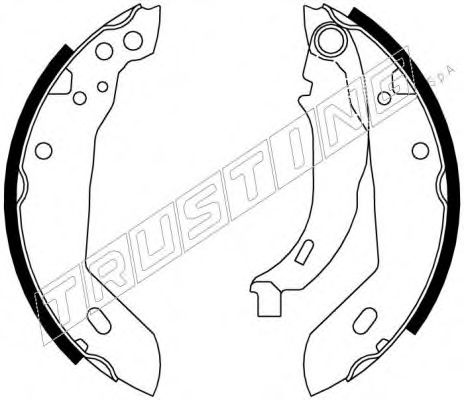 Комплект тормозных колодок TRUSTING 7032