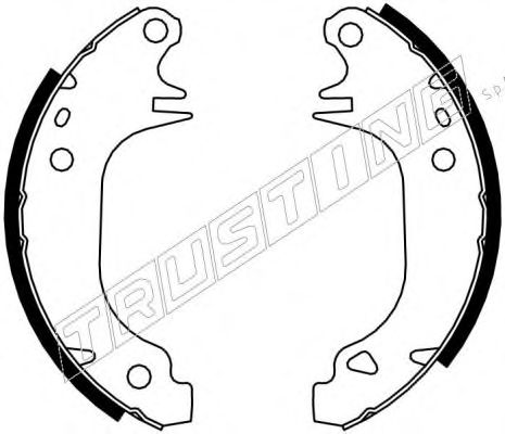 Комплект тормозных колодок TRUSTING 7046