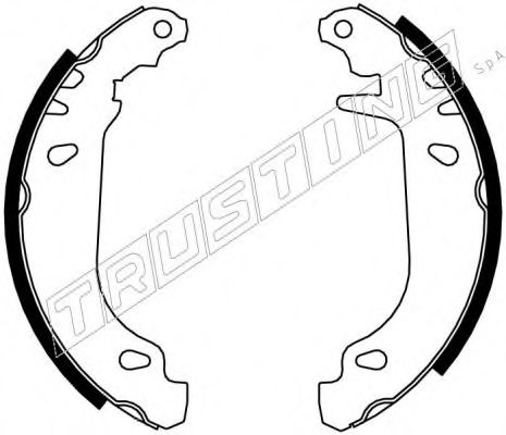 Комплект тормозных колодок TRUSTING 7145