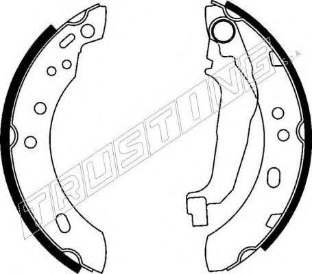 Комплект тормозных колодок TRUSTING 7211