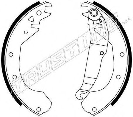 Комплект тормозных колодок TRUSTING 7213
