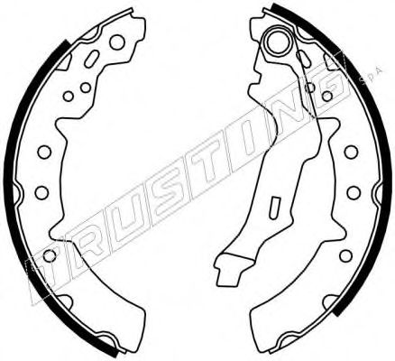Комплект тормозных колодок TRUSTING 7294