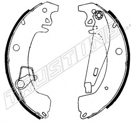 Комплект тормозных колодок TRUSTING 7369