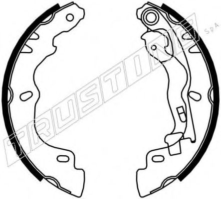 Комплект тормозных колодок TRUSTING 7334