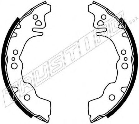 Комплект тормозных колодок TRUSTING 026.352