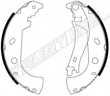 Комплект тормозных колодок TRUSTING 7374