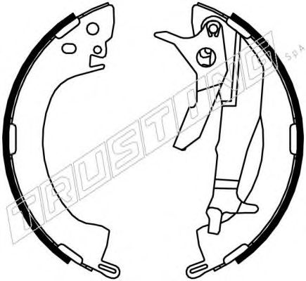Комплект тормозных колодок TRUSTING 064.154Y