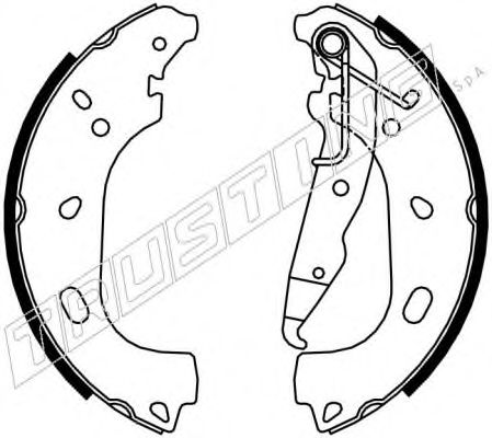 Комплект тормозных колодок TRUSTING 073.177