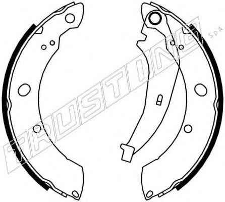 Комплект тормозных колодок TRUSTING 023.008