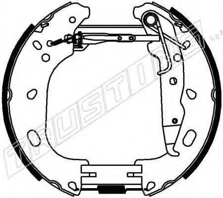 Комплект тормозных колодок TRUSTING 6432