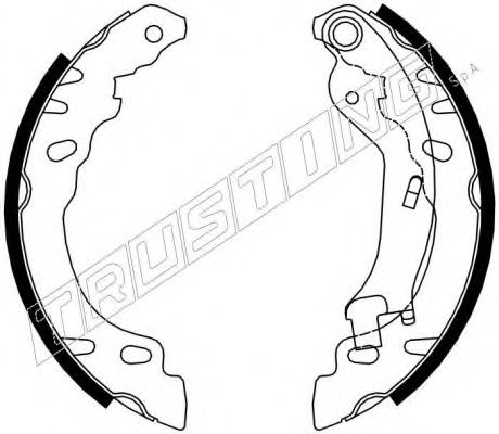 Комплект тормозных колодок TRUSTING 7431