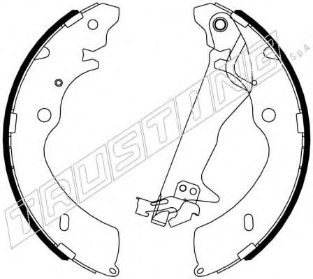 Комплект тормозных колодок TRUSTING 047.377Y