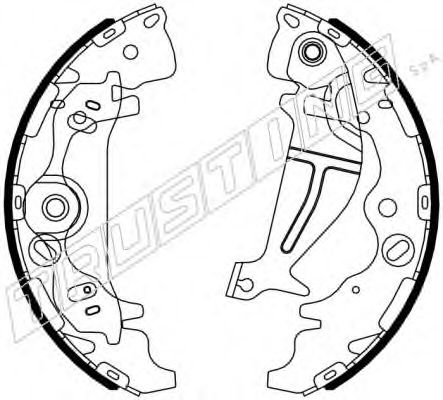 Комплект тормозных колодок TRUSTING 046.230